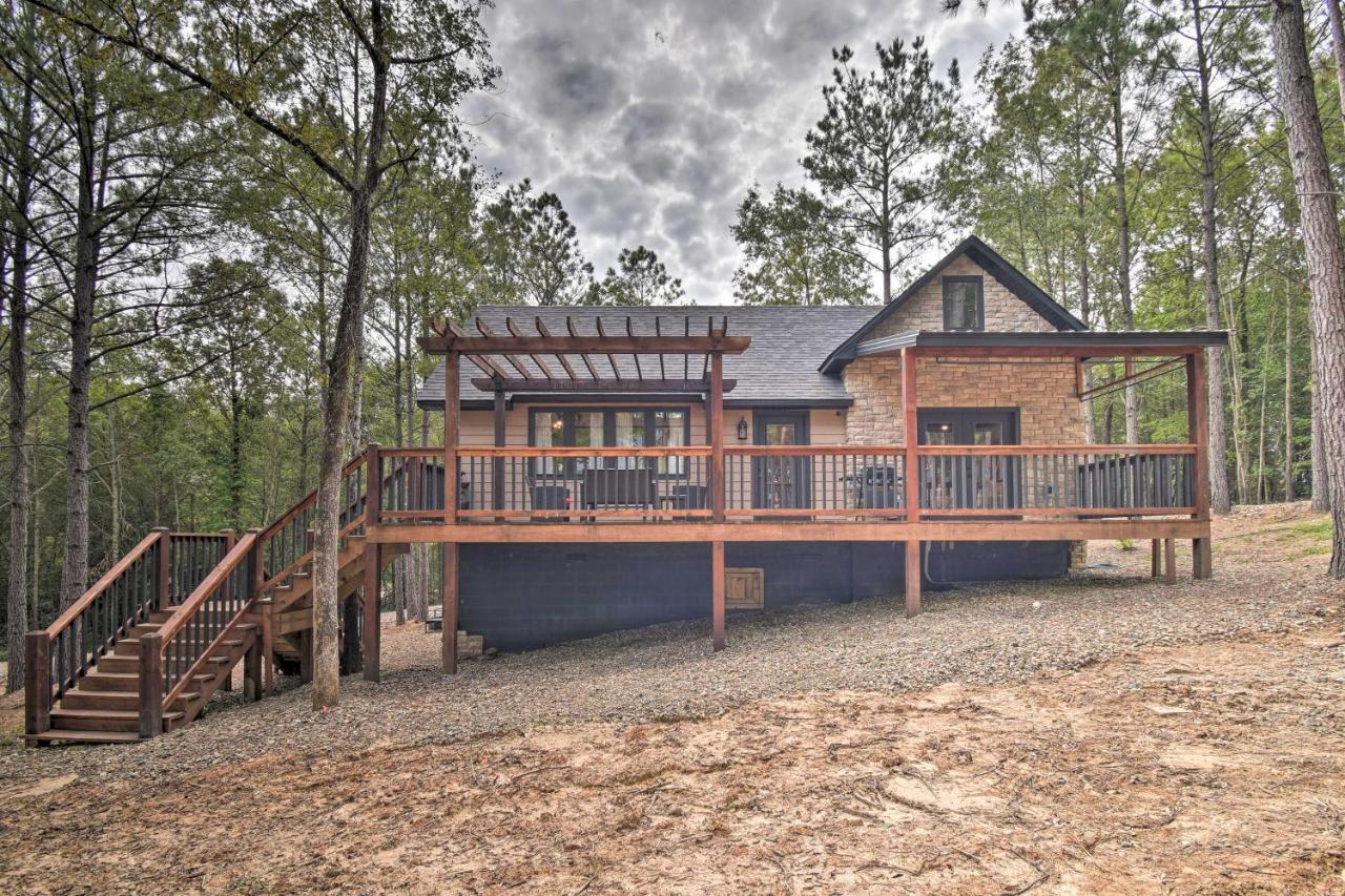 Modern Broken Bow Cabin Large Deck, Bbq And Pergola מראה חיצוני תמונה